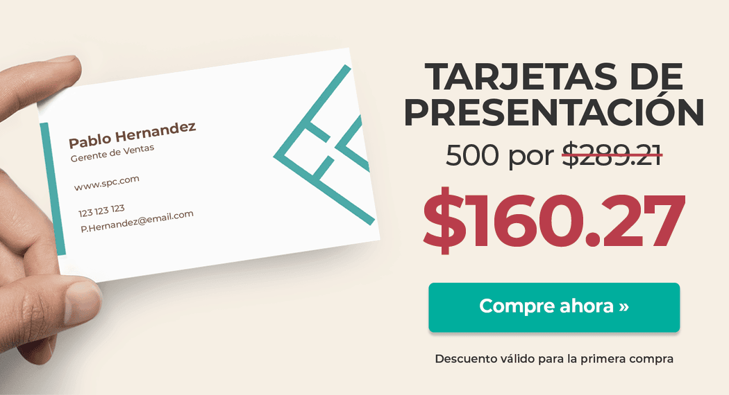 Impresión de Tarjetas de Presentación personales para su actividad profesional. Impresión de calidad, el precio más bajo del mercado. Adquiera en su imprenta de confianza.